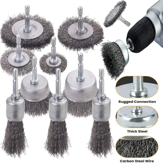 Wire Brush Wheel Crimped Wire Wheel Drill Accessory